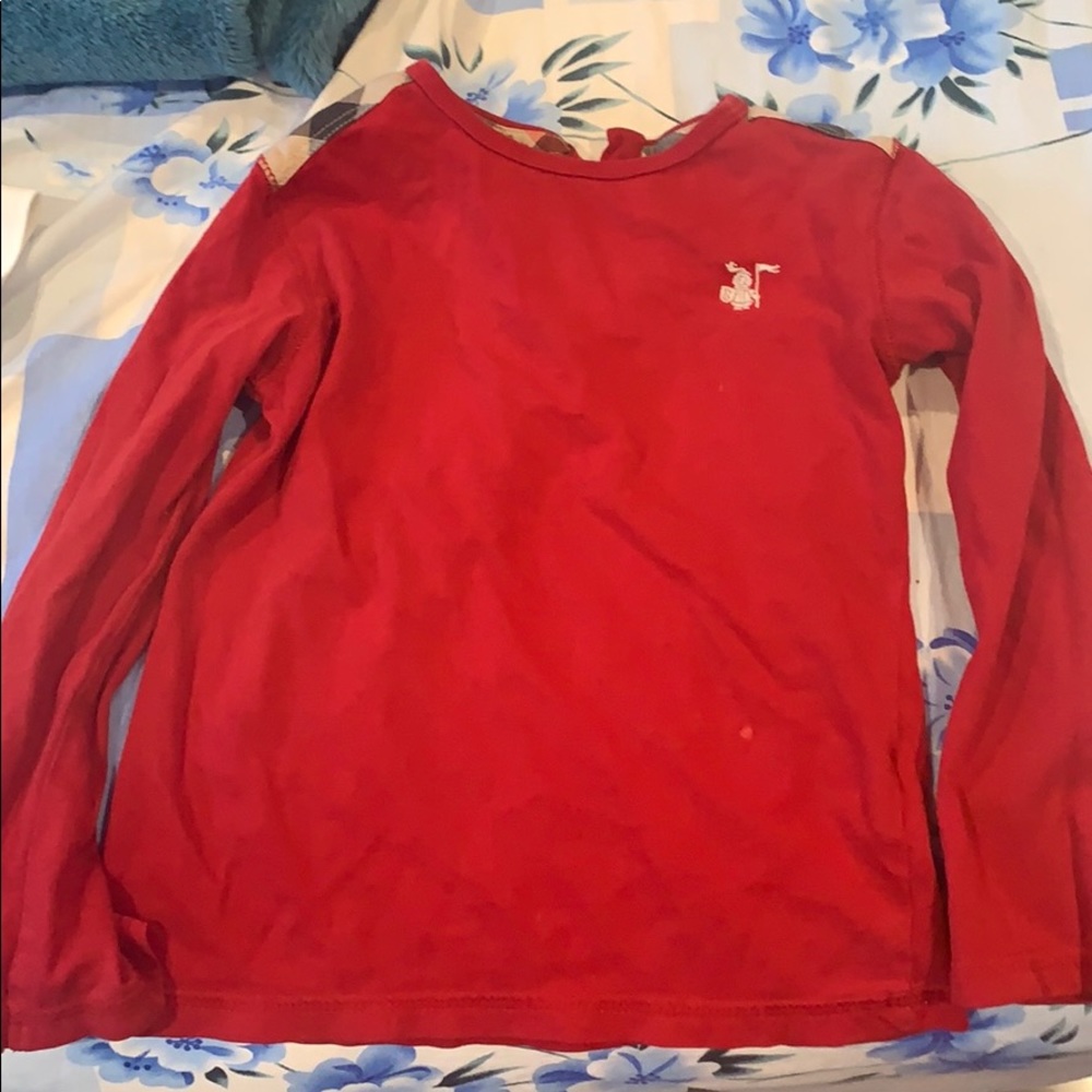 red burberry boy 3y